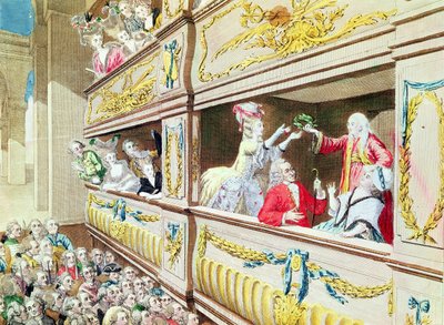 Coronation of Voltaire at the Theatre Francais by French School